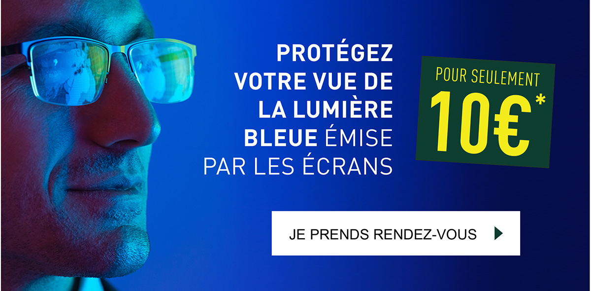 Protégez votre vue de la lumière bleue émise par les écrans