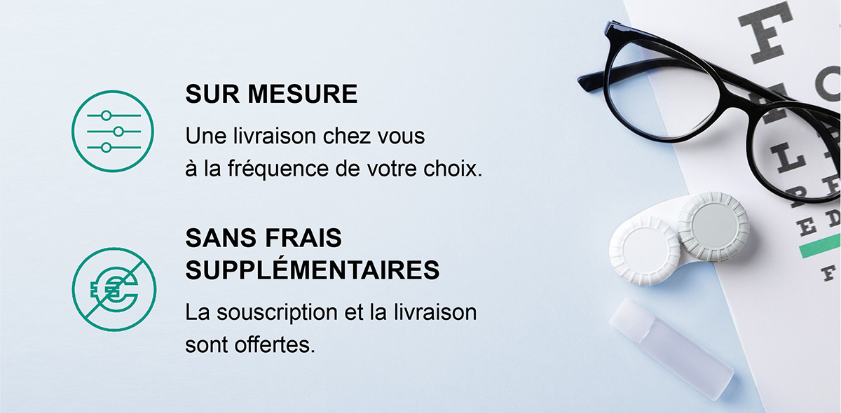 Sur mesure, sans frais supplémentaires