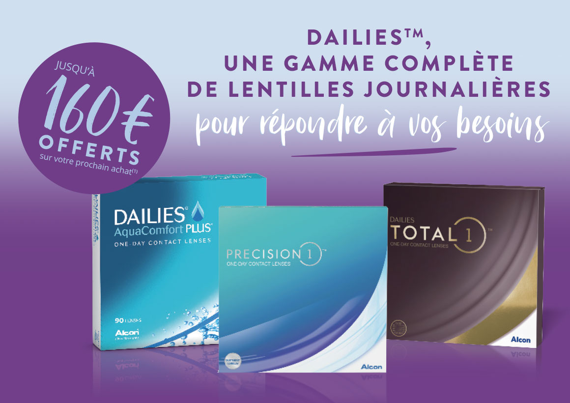 Gamme de lentilles DAILIES