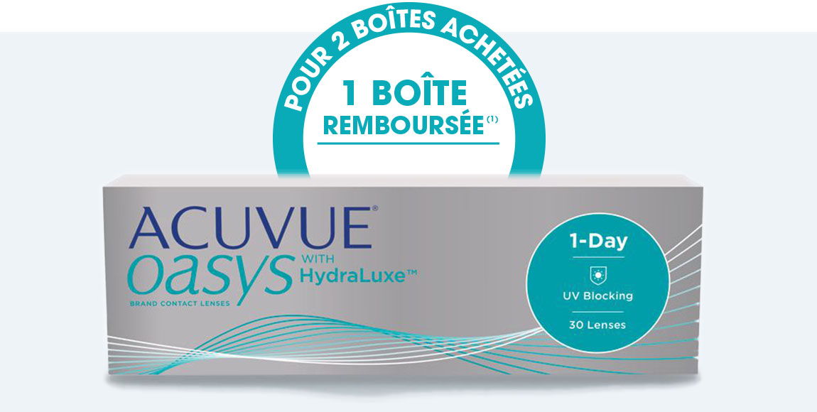 Lentilles journalières Acuvue Oasys 1-Day Lentilles journalières Acuvue Oasys 1-Day
